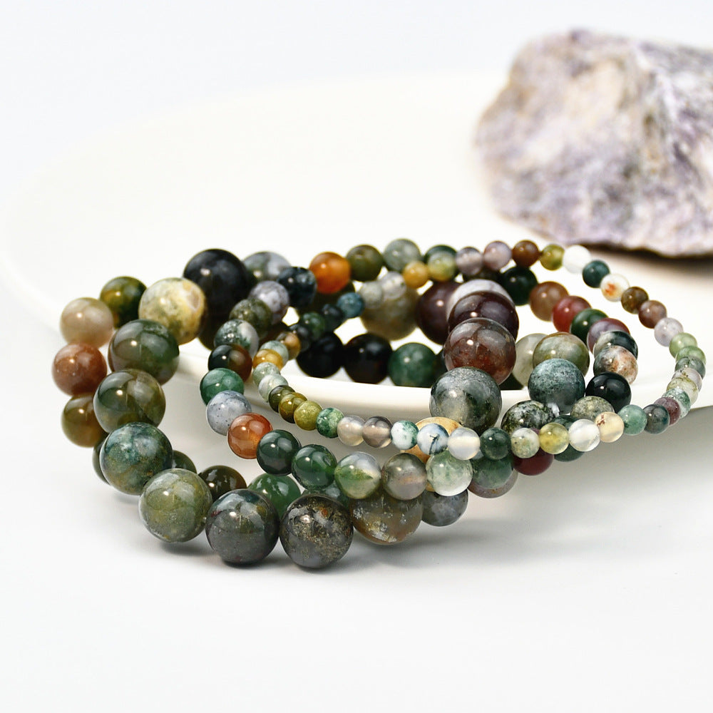 Wholesale of New Chinese Style Colorful Natural Stone Beaded Bracelets